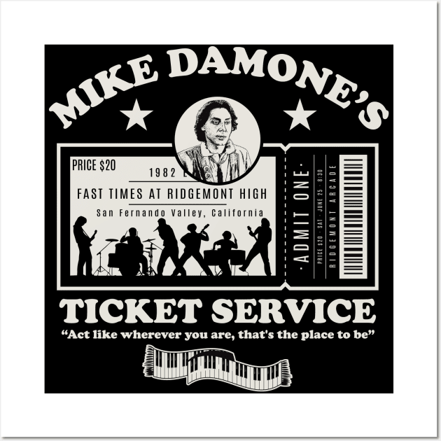 Damone's Ticket Service Wall Art by Alema Art